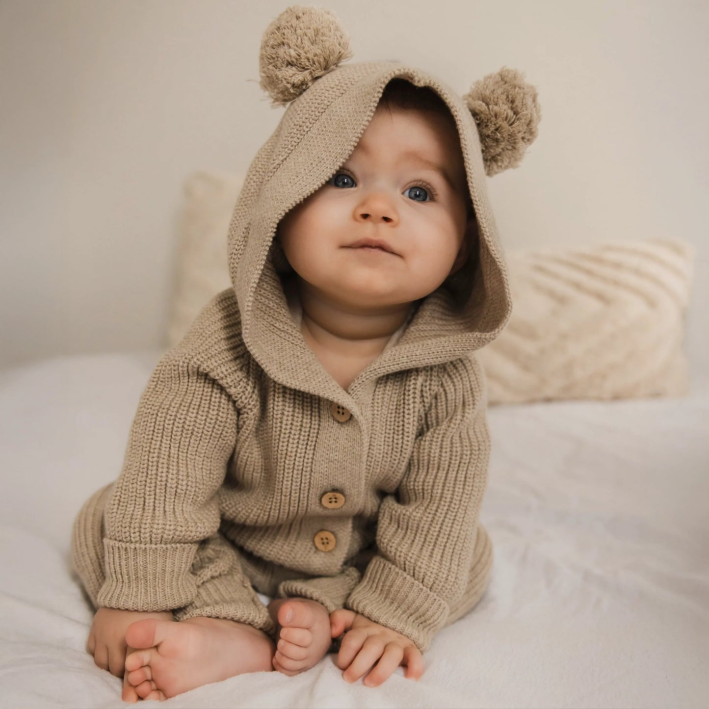 Tutina con cappuccio Teddy Tortora