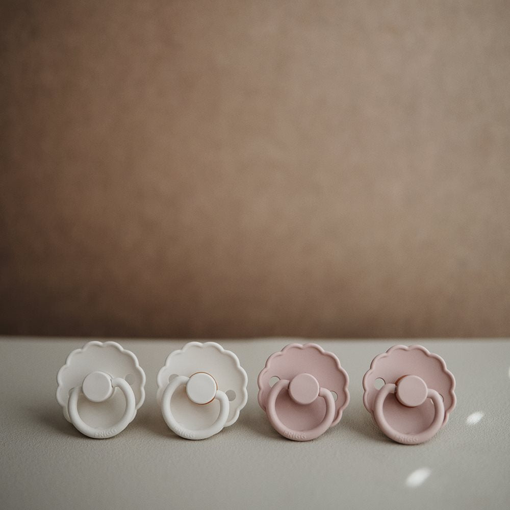 FRIGG Daisy BRIGHT WHITE/CREAM 6-18 mesi SET 2 PEZZI