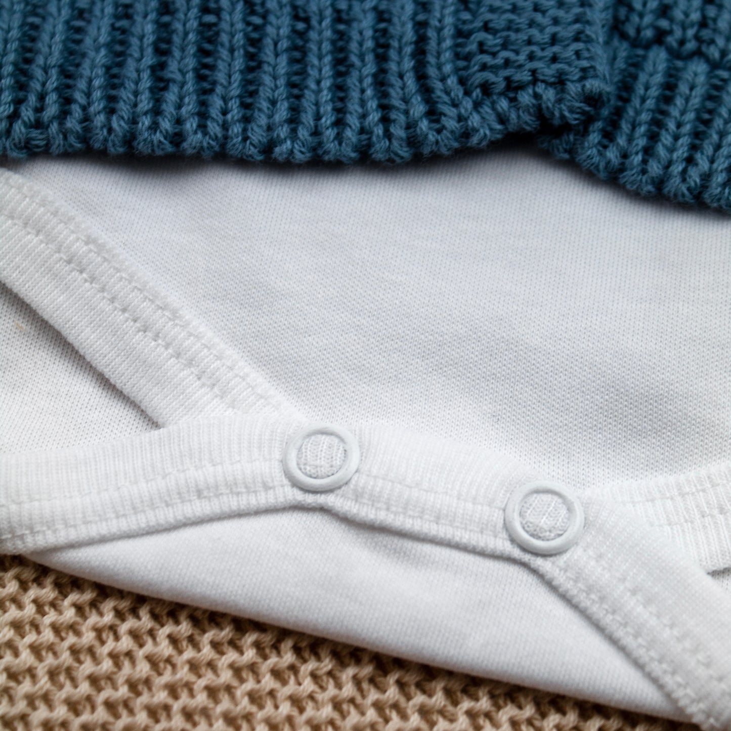 Cardigan in maglia blu