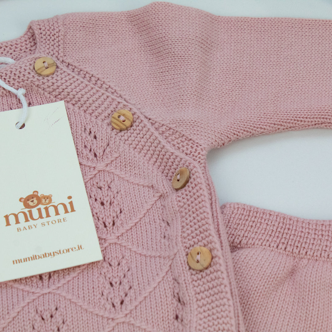 Completo 3 pezzi in maglia