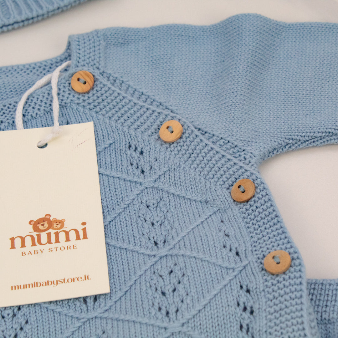Completo 3 pezzi in maglia