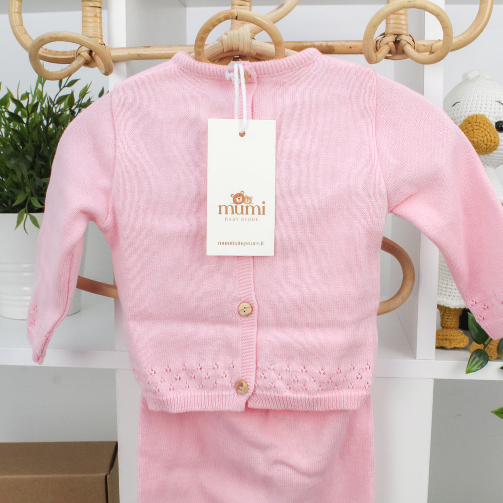 Coordinato in maglia + copertina