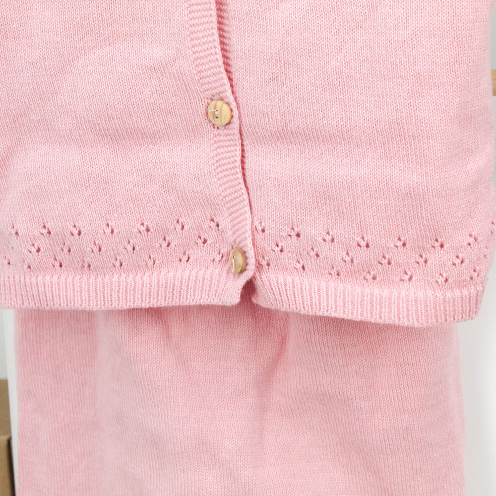 Coordinato in maglia + copertina