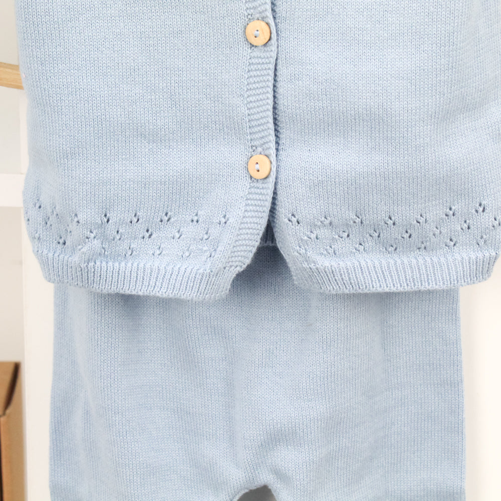 Coordinato in maglia + copertina