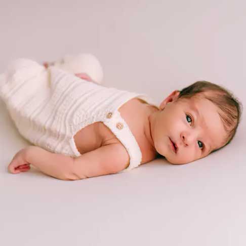 Salopette in maglia di cotone biologico(ultimi pezzi)