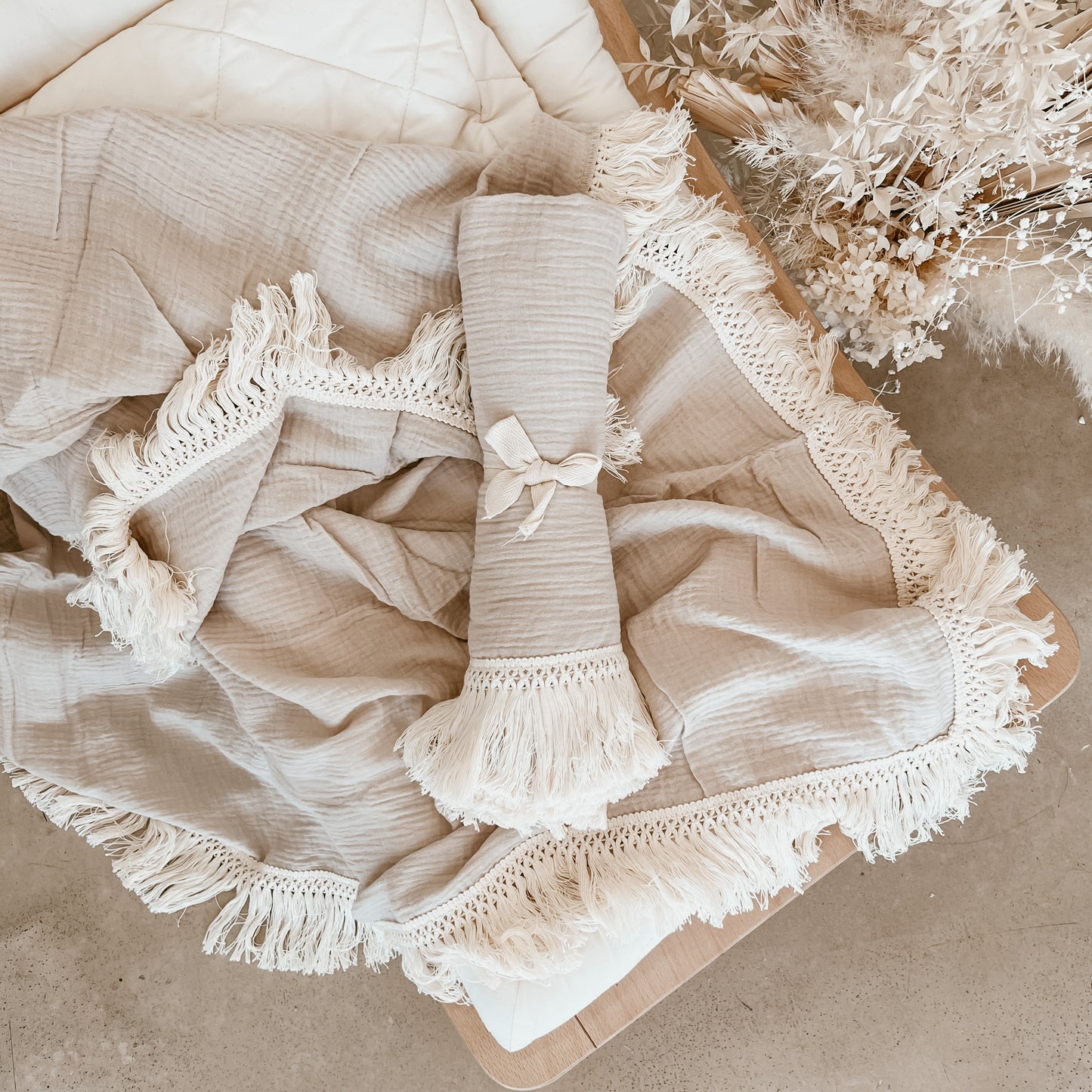Coperta con frange