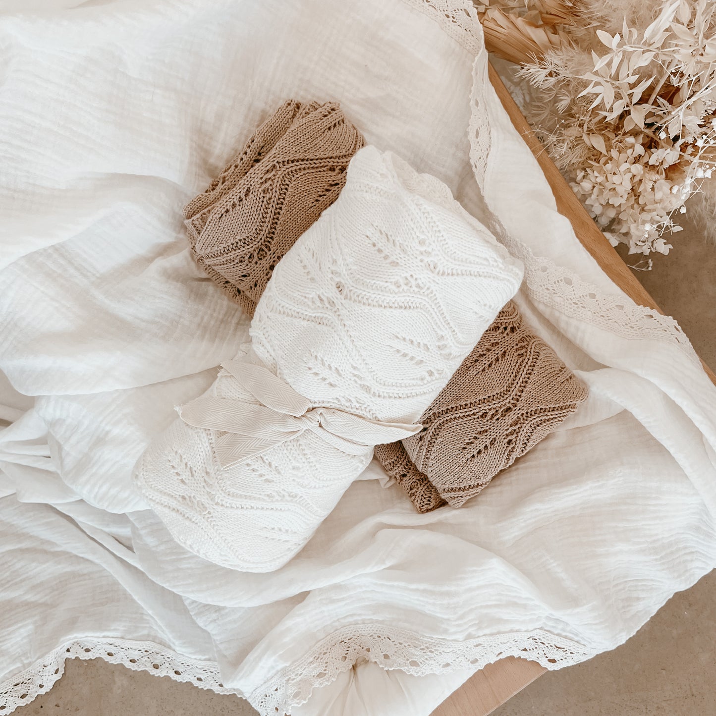 Coperta in maglia willow
