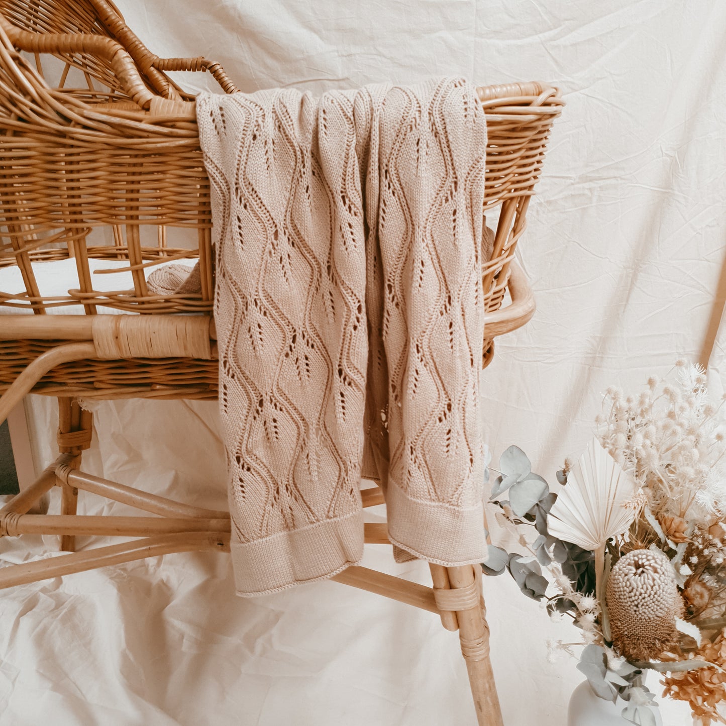 Coperta in maglia willow