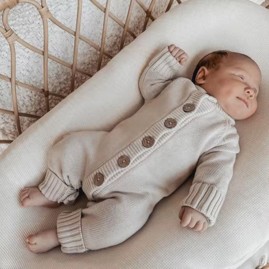 Tutina “Noa” con Cappellino Pompon,Caldo Cotone 100% Biologico 🧸☁️✨