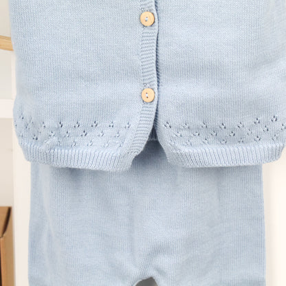 Coordinato in maglia + copertina