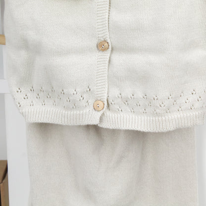 Coordinato in maglia + copertina