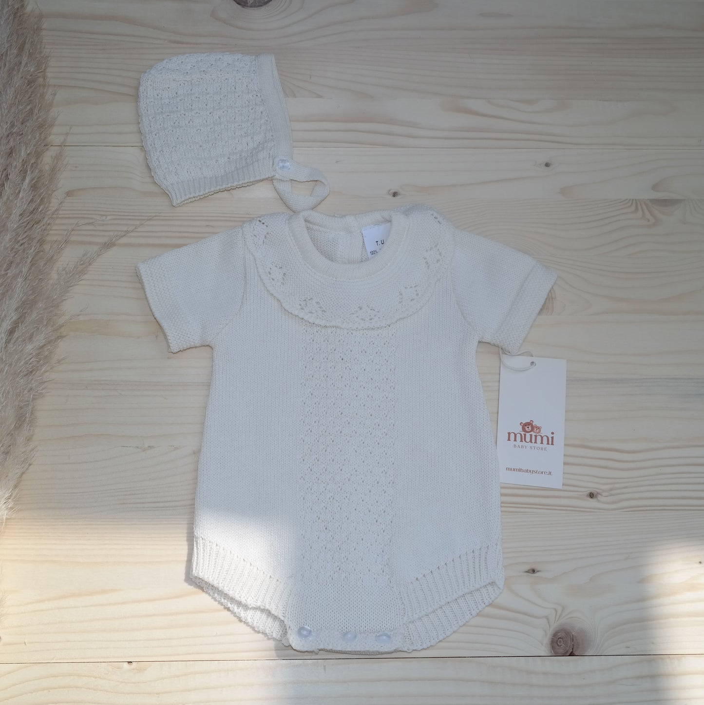 Pagliaccetto Cotone con Colletto Ricamato