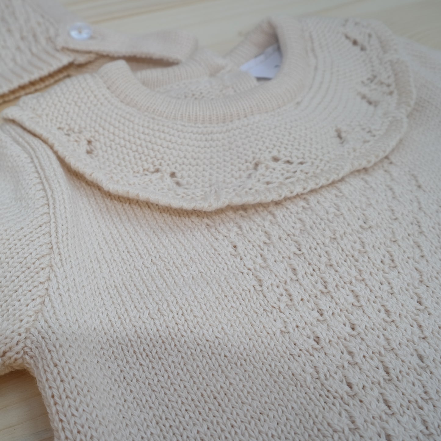 Pagliaccetto Cotone con Colletto Ricamato