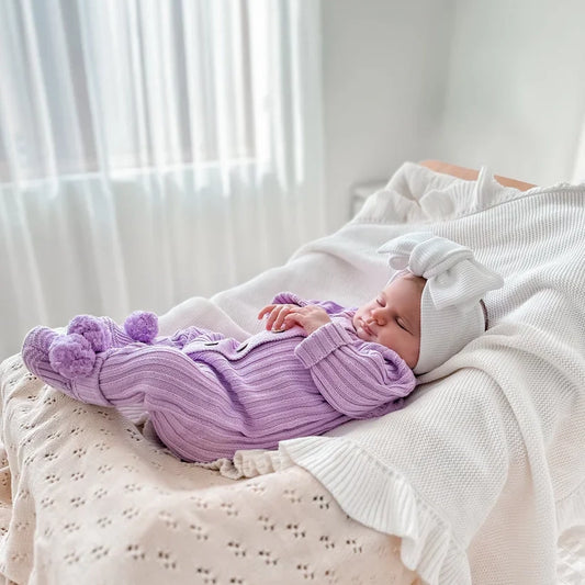 Tutina a costine Violet