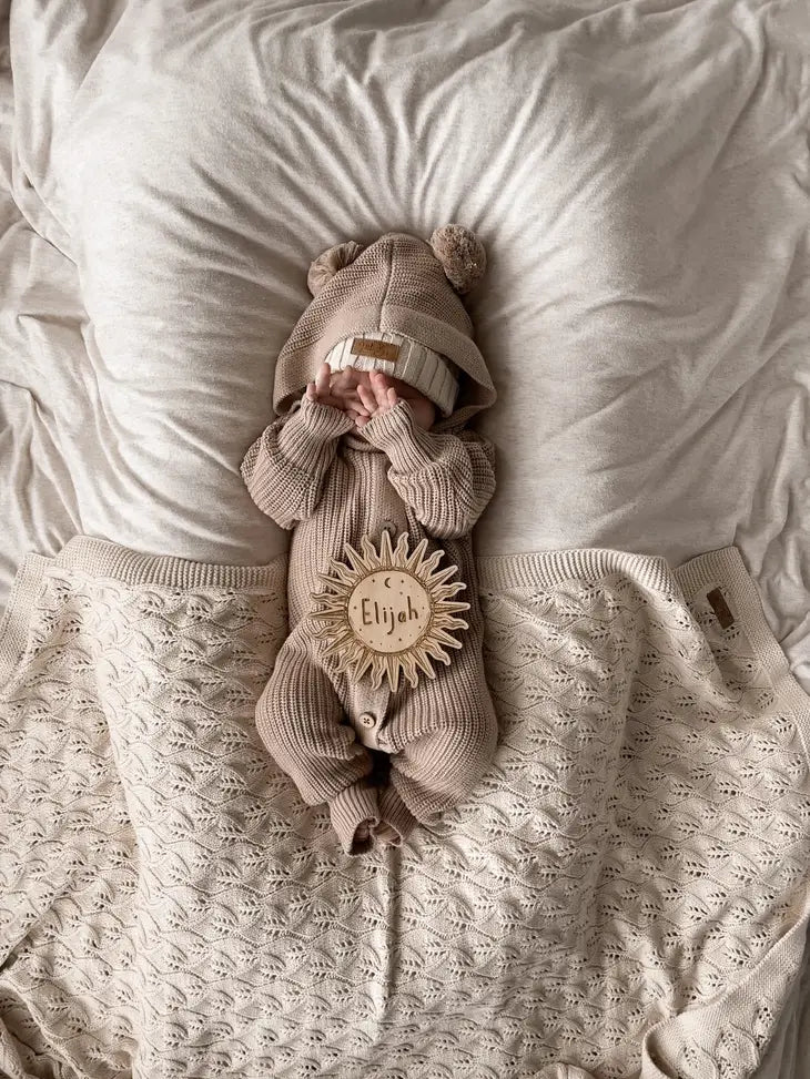 Tutina con cappuccio Teddy Cacao